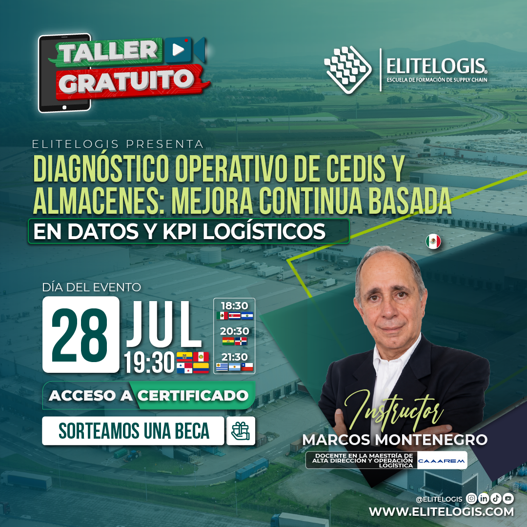 Taller Gratuito Diagnóstico Operativo de CEDIS y Almacenes: Mejora Continua Basada en Datos y KPI Logísticos
